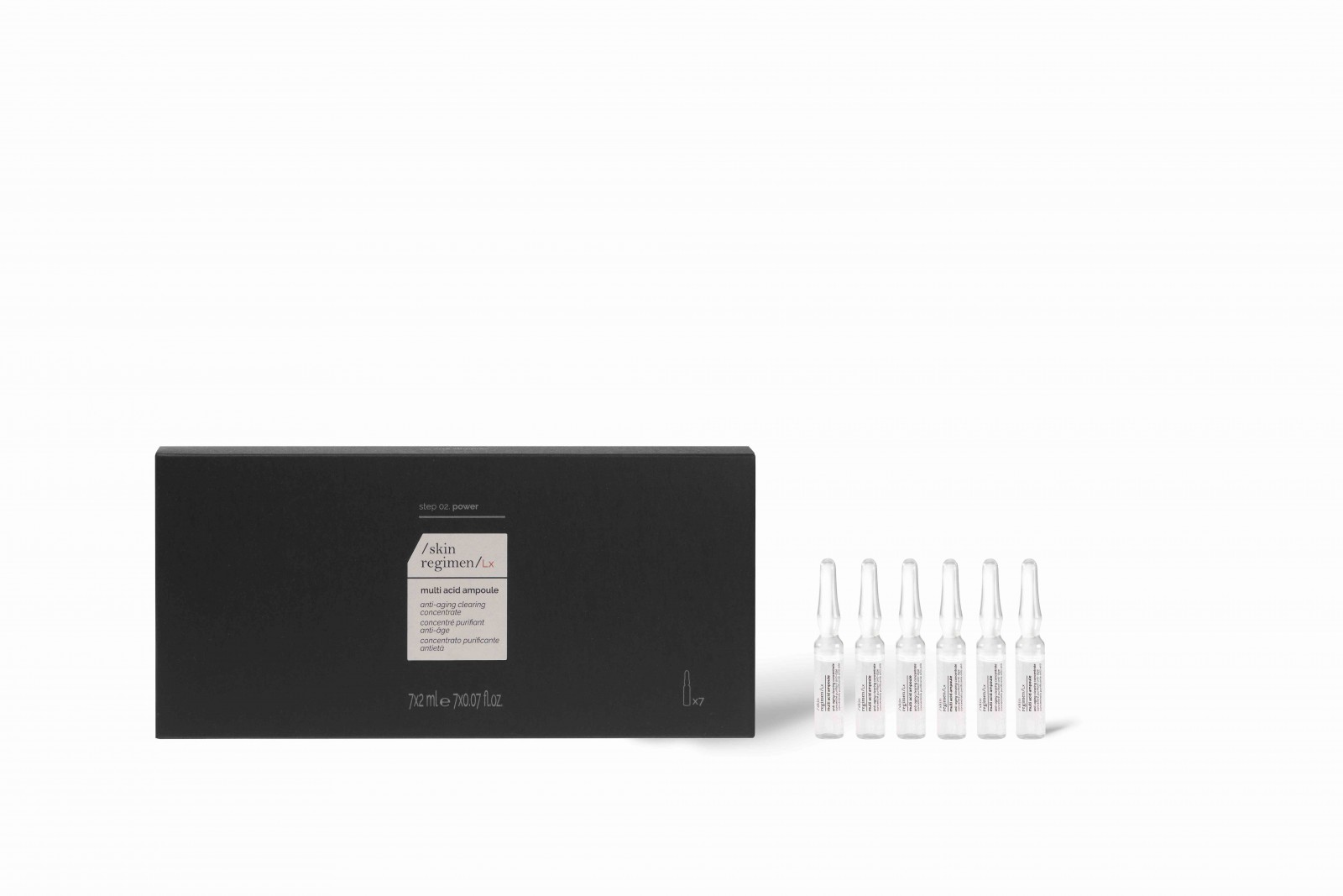 Ампулы с кислотами для обновления и омоложения Skin Regimen LX Multi Acid Ampoule, 7x2ml